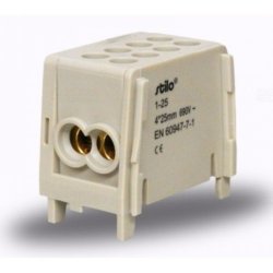 Sorkapocs főv. STI284 2X25mm2 szürk HLAK
HLAK 25-1/2 STILO