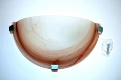 Fali lámpa 60 W TEOS barna fél Ufo110840