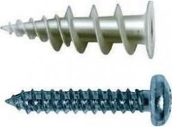 GKD önfúró nylon gipszkartontipli 9GKDPZ
csavarral 9GKDPZ 50db/doboz