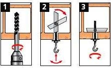 FK-HS csillárhorog 94100FKHS 4x95mm
25db/doboz
