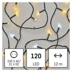 Emos Kari Fényf.12m 120LED IP44 D4AN05
HIDEG/MELEG 60/60LED