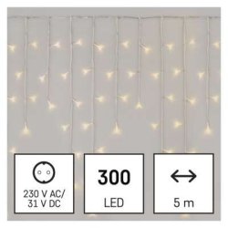 Emos Karif.Jégcsap 5M 300Led D4CW02
Meleg. távirányítós