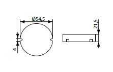 CIRCO ledtápegység 12V DC 15W 24243
IP20,max. 1,25A,65-ös dobozba szerelhető