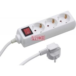 Anco Asztali elosztó 3-as 5M-ES 321154
16A 250V 3X1,5MT