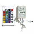 Ultralux RGB vezérlő infra RGBIRC24
DC 12V/24V 6A,72W(12V) 144W(24V)