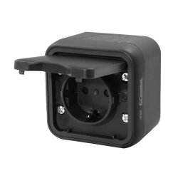 Commel Vízmen Kültéri Alj IP55 043-111
Antracit 250V Szerelhető