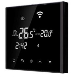 TGT70 programozható WIFI termosztát
fekete képernyő, 16A