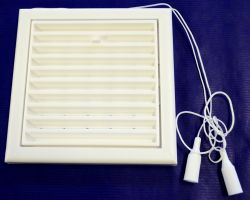 Szellőzőrács MV 100Rs/szab.zsaluval/