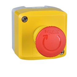 XAL-K1781 Tokozott vészgomb 40mm 1NC
IK03 IP66