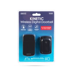 Vezeték nélk.dig.csengő 100m 55345BK
AC230V,elem nélküli