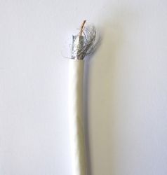 RG 6U SA 3 x árny.VAS fehér koax 100m-es