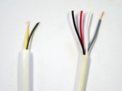 Telefon készülék zsinor/lapos,2erü,feh/