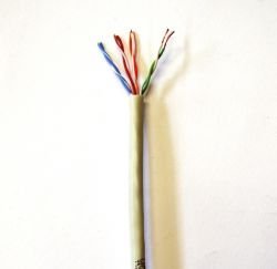 UTP  24 AWG FLEX.sz.gép.k.CAT5E 305m RÉZ
sodrott