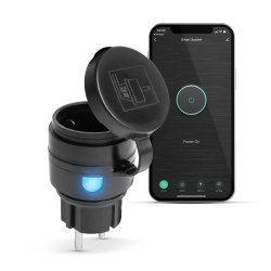 WIFI Kültéri dugalj Fekete IP44 55380