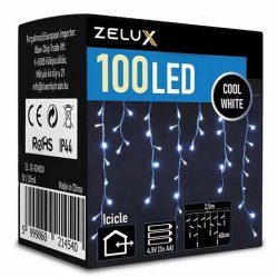 Zelux 2,5m Karácsonyi Jégcsap ZX-25MCW
100 LED